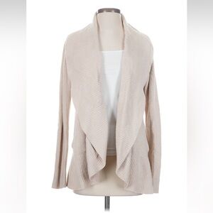 Barefoot Dreams CozyChic Lite Cream Women's Cardigan Small